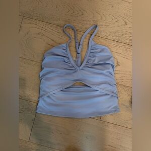 FP MOVEMENT Light Lilac Ruched Crop Top
